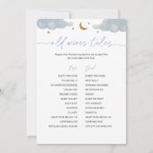 Old Wives Twinkle Star Baby shower Game Invi Kaart (Voorkant)