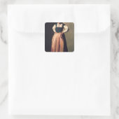Old Woman, c.1618-19 Vierkante Sticker (Tas)