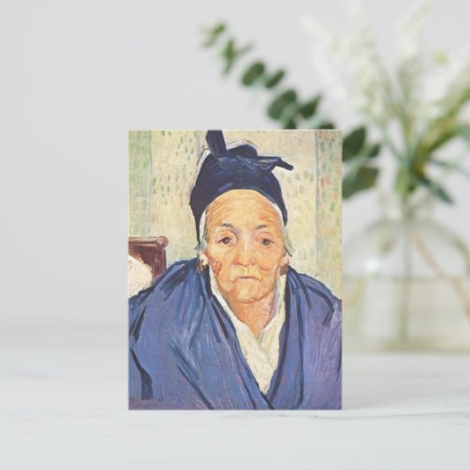 Old Woman of Arles, Vincent van Gogh Briefkaart (Staand voorkant)