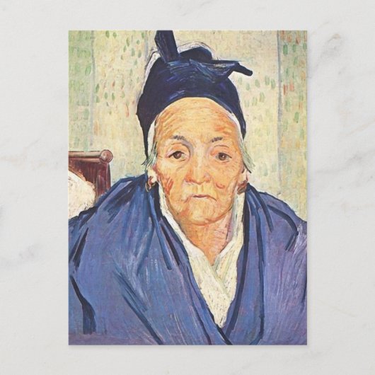 Old Woman of Arles, Vincent van Gogh Briefkaart (Voorkant)