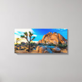 Old Woman Rock - Joshua Tree National Park Canvas Afdruk (Voorkant)