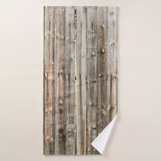 Old wood panel interior texturehome decor, backgro badhanddoek (Badhanddoek)