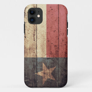 Old Wood Texas Flag iPhone 5 Hoesje