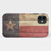 Old Wood Texas Flag iPhone 5 Hoesje (Achterkant (horizontaal))