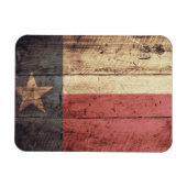 Old Wood Texas Flag Magneet (Horizontaal)