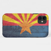 Old Wooden Arizona Flag iPhone 5 Hoesje (Achterkant (horizontaal))