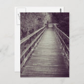 Old Wooden Boardwalk Briefkaart (Voorkant / Achterkant)