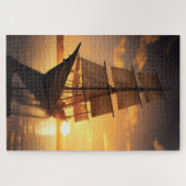 Old Wooden Boat Jigzaag Puzzle Legpuzzel (Horizontaal)