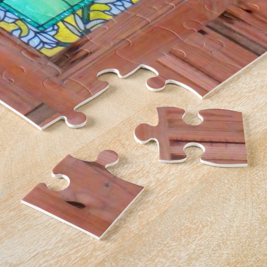 Old Wooden Church Legpuzzel (Zijkant)