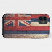 Old Wooden Hawaii Flag iPhone 5 Hoesje (Achterkant (horizontaal))