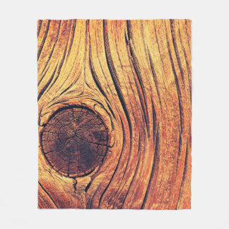 Old wooden texture as background. Vintage colorsst Fleece Deken
