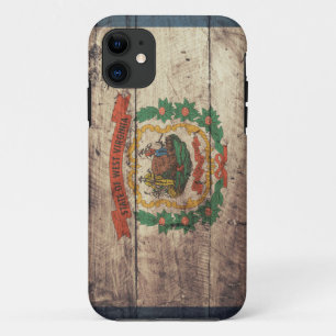 Old Wooden West Virginia Flag Case-Mate iPhone Case