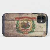 Old Wooden West Virginia Flag Case-Mate iPhone Case (Achterkant (horizontaal))