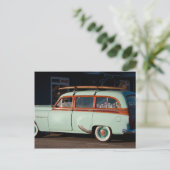 Old Woody Pontiac Briefkaart (Staand voorkant)