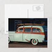 Old Woody Pontiac Briefkaart (Voorkant / Achterkant)