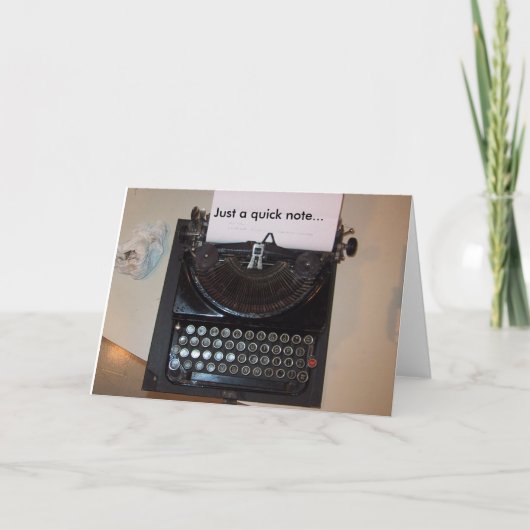 Old Word Processor Kaart (Voorkant)