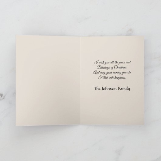 Old World Christmas Christmas 1 Kaart (Binnen)