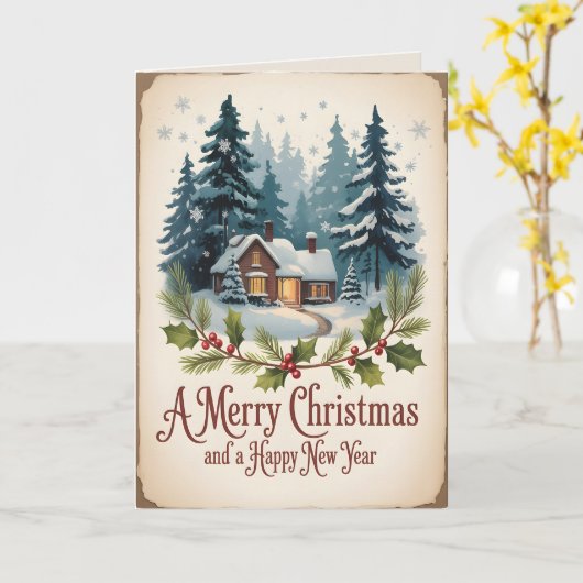 Old World Christmas Christmas 2 Kaart (Gele Bloem)