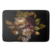 Old World Dark Floral Bouquet Badmat (Voorkant)