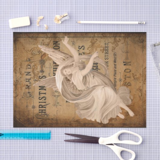 Old World KerstAngel Tissuepapier (Craft)