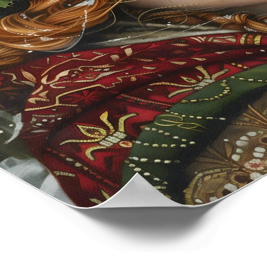 Old World Lady Poster (Hoek)