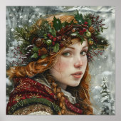 Old World Lady Poster (Voorkant)