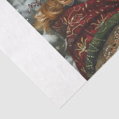 Old World Lady Tissuepapier (Detail)