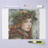 Old World Lady Tissuepapier (Craft)