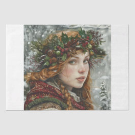 Old World Lady Tissuepapier