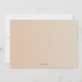 Old World Lijst Photo Invitation Kaart (Achterkant)