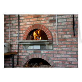 Old World Pizza Oven Card