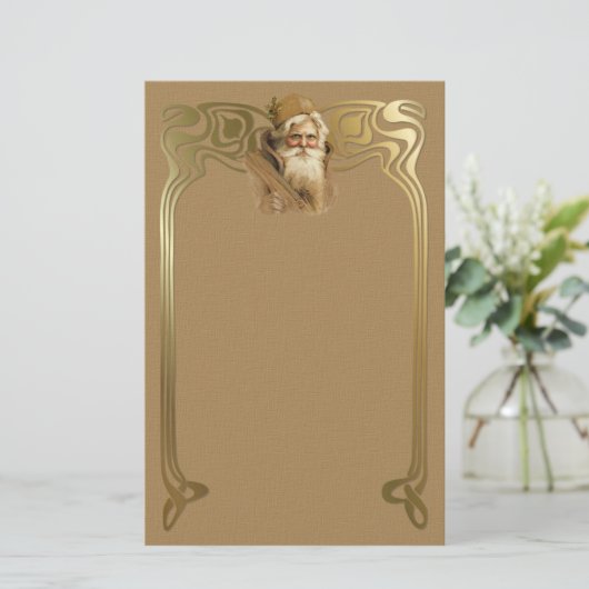 Old World Santa Briefpapier (Staand voorkant)