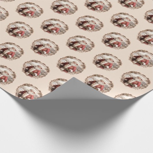 Old World Santa Cadeaupapier (Hoek)