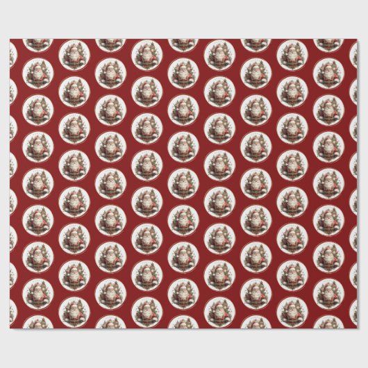 Old World Santa Cadeaupapier (Vlak)