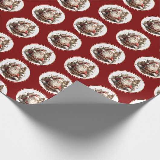 Old World Santa Cadeaupapier (Hoek)