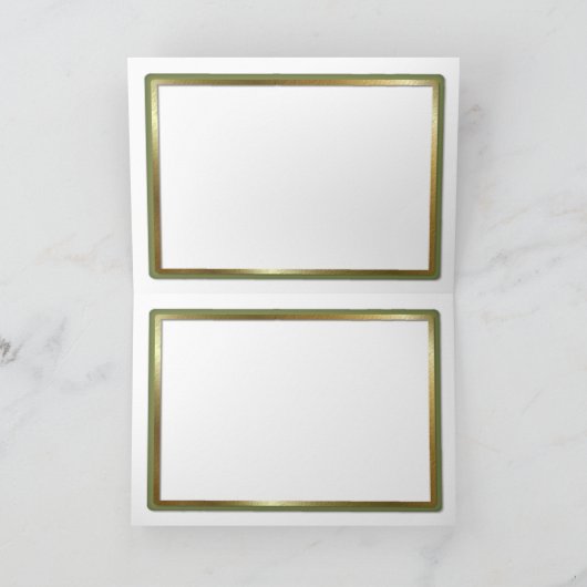 Old World Santa en Cherub Feestdagen Kaart (Binnen)