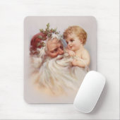 Old World Santa en Cherub Muismat (Met muis)