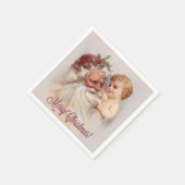 Old World Santa en Cherub Servetten (Hoek)