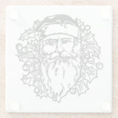 Old World Santa Glazen Onderzetter (Achterkant)