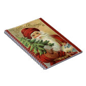 Old World Santa Joyful kerstrood Notitieboek (Rechterzijde)