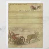 Old World Santa Letterhead - Brief van Santa (Voorkant / Achterkant)