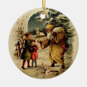 Old World Santa Ornament (Circle) (Voorkant)