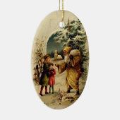 Old World Santa Ornament (Oval) (Rechts)