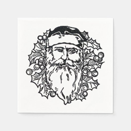 Old World Santa Paper Napkin Servetten (Voorkant)
