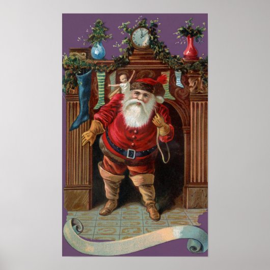 Old World Santa Poster (Voorkant)