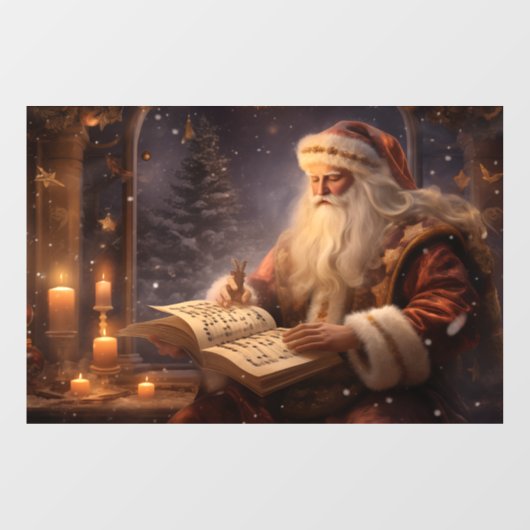 Old World Santa Raamsticker (Vel)