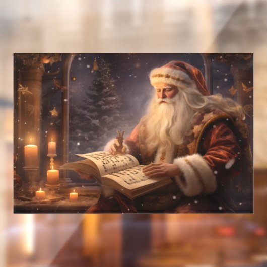 Old World Santa Raamsticker (Vel 2)