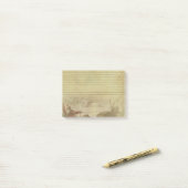 Old World Santa, Sleigh & Reindeer Sticky Note Pad (Op bureau)