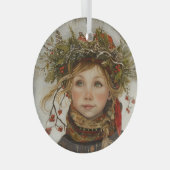 Old World Winter Child Glas Ornament (Voorkant Rechts)