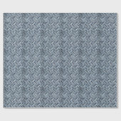 Old Worn Dusty Industrial Diamond CheckerPlate Cadeaupapier (Vlak)